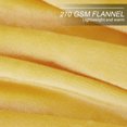 thumbnail image 6 of Howarmer Yellow Fuzzy Bed Blanket, Throw Size Soft Flannel Fleece Blankets, All Season Lightweight Warm Bed Throws, 50 x 60 Inch, 6 of 7