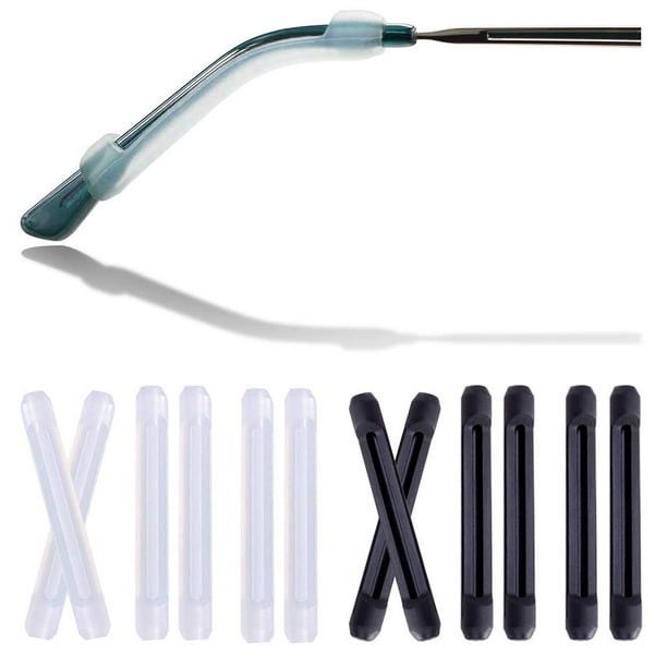 AntiSlip Glasses Hooks Grips, 6 Pairs Soft Silicone Glasses Arm Covers