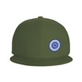 thumbnail image 2 of ZICANCN Blue Chakra Mandala Baseball Caps, Trucker Hats for Men And Women, Adjustable Breathable Flat Caps, Moss Green, 2 of 8