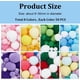 thumbnail image 2 of 400 unidades de pompones de 8 a 30 mm en 8 colores, mini bolas suaves para manualidades y adornos., 2 of 6