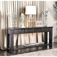 Furniture of America Deston Transitional Wood Console Table in Antique ...