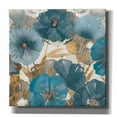 thumbnail image 1 of Epic Graffiti 'Blue and Gold Poppies I' by Studio W, Canvas Wall Art, 18"x18", 1 of 2
