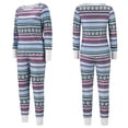 thumbnail image 2 of Ensemble de Pyjamas de Noël pour Femmes Imprimé Xmas Col Rond Hauts Pantalons Vêtements de Nuit Pjs, 2 of 3