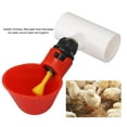 thumbnail image 3 of Chicken Water Cup, Red Automatic Poultry Waterer Kit  for Ducks, 3 of 7