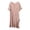 Khaki, variant on Bixock Long Nightgowns for Women Night Gown Short Sleeve House Dress Crew Neck Loungewear Dress Plus Size Sleep Shirts