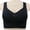 Black, variant on Moona Bra for Senior Front Closure Breathable Bra for Seniors Wirefree Bras for Older Women