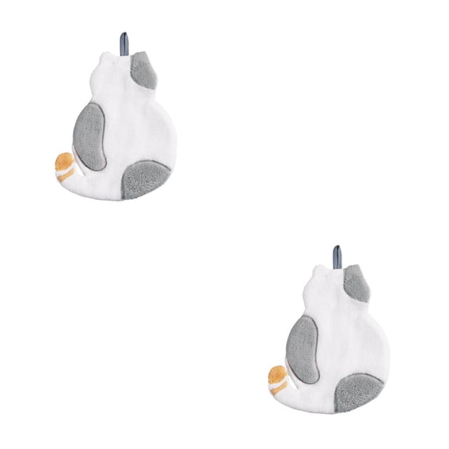 Toalla de mano Advancent Colgando Secado rápido absorbente multiusos Gris 2piezas