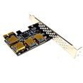 thumbnail image 4 of Pcie 1 A 4 Pci Express Usb 3.0 Riser Card 1X A 16X Pcie Port Multiplicador Adaptador Tarjeta Para Btc Bitcoin Miner Mining Speravity EL011597-00, 4 of 6