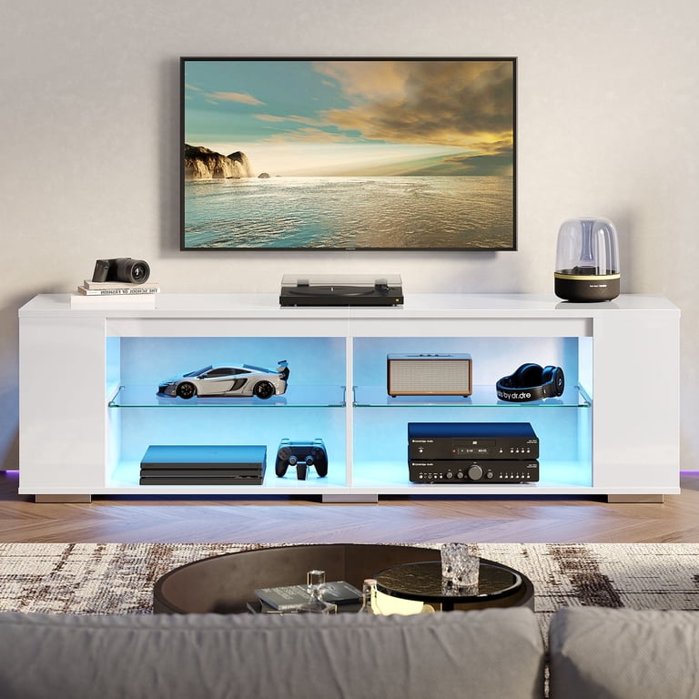 Pinmoco LED TV Stand for TVs up to 80
