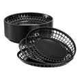 thumbnail image 4 of Kuntesetty 24 Pieces Baskets Bread Fry Baskets Serving Tray Deli Baskets Platters Black, 4 of 9