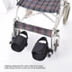 thumbnail image 4 of Soporte para zapatos para silla de ruedas zapatos de sujeción con correas fijas pie protector para paciente ANGGREK Otros, 4 of 8