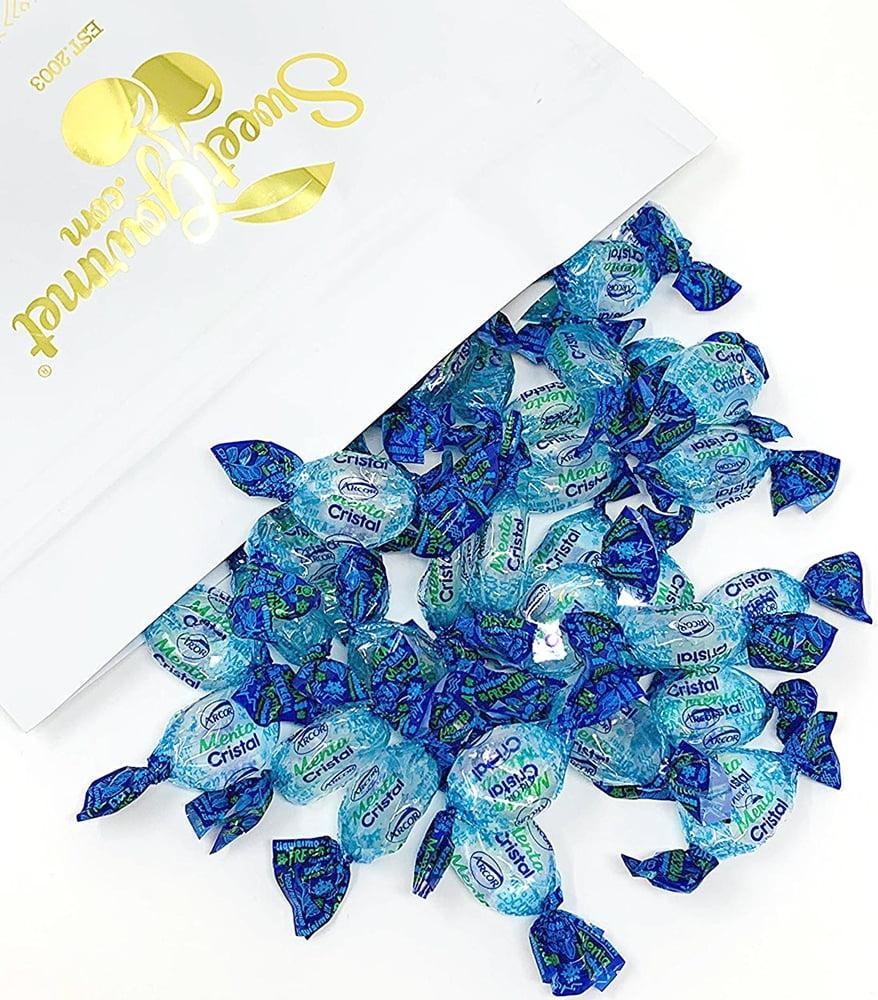 Arcor Crystal Mints Refreshing Mint Clear Hard Candy Bulk Wrapped