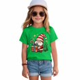 thumbnail image 2 of Xyant Christmas Shirts for Kids, Boys Girls Santa Claus Christmas Tree Print Short Sleeve Tshirts Toddler Funny Holiday Gift Xmas Graphic Tees Tops, Size 7-8 Years, 2 of 6