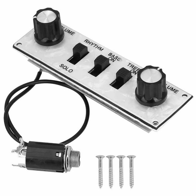 Guitar Knobs Board Guitar Circuit Board Metal Plastic Classical For Beginner Electric Guitar Professional Bass