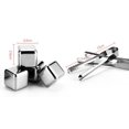 thumbnail image 3 of Whiskey Ice Stone Ice Wine Stone Reusable Stainless Steel,Set of 8 Cool Cubes Wine Beer and All Drinks Holiday Saving Gifts, 3 of 5