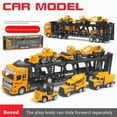 thumbnail image 5 of GYRATEDREAM Construction Toys Truck Die-cast Vehicle Transporter Car Set Cement Mixer Excavator Dump Truck Digger Backhoe or Boys Kids 3 4 5 Years Old, 5 of 9