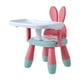 thumbnail image 1 of Silla portátil para comer para bebés, asiento de con bandeja , de comedor antideslizante, taburete bajo, ños - Conejo do SM SunniMix Sillas para niños, 1 of 6