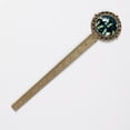 thumbnail image 2 of Butterflies Lace Bookmark in Antique Bronze: Reading Accessories for Book Lovers, 2 of 5