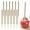 Gold, variant on ZFSBZBSBling Sticks for Candy Apples,10Pcs Caramel Apple Wooden Pointed Skewers with 10Pcs Glass Bag,Fruit Cake Pop Chocolate Crystal Bamboo Sticks for Party Favor,Blue