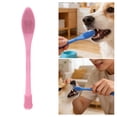 thumbnail image 6 of Fzaqwen Pet Toothbrush Cleaner Silicone Dog Cat Toothbrush for Cat Small Pets Puppy Pink, 6 of 7