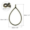 thumbnail image 2 of Uxcell Drop Shape Hollow Resin Pendants Frames for DIY Crafts Bronze 10 Pack, 2 of 5