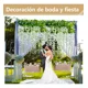 thumbnail image 2 of Flores Wisteria Boda Fiesta Decoración 12pzs, 2 of 8