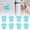 Blue-Shirt, variant on LKZQHMC Round Sticky Notes,60 Sheets/Pad,360 Sheets Shape Sticky Pad,Cute Memo Pads Colorful Self-Sticky Note Pads for Home office Gifts,Pink-Round