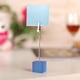 thumbnail image 5 of Clip Para Notas De Papel Con Soporte Para Notas De Alambre En Forma De Cubo - Azul Translúcido, 5 of 7