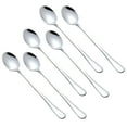 thumbnail image 1 of GOOHOCHY 6 Pcs Tea Spoon for Stirring Tea Smooth Polished Silver Home Use, 1 of 2
