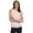 Bone, variant on RBX Active Women's Textured Jacquard Mesh Crewneck Workout Tank Top