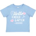 thumbnail image 3 of Inktastic Hello Kindergarten with Hearts and School Supplies Boys or Girls Toddler T-Shirt, 3 of 5