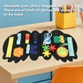 thumbnail image 3 of Sensory Felt Book, Felt Learning Board Soft  for Car Trips Flights Travel for Toddlers, 3 of 7