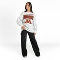 thumbnail image 4 of Women's Gameday Couture  Ash Minnesota Golden Gophers Rally Ready Premium Fleece Camo Sweatshirt, 4 of 5