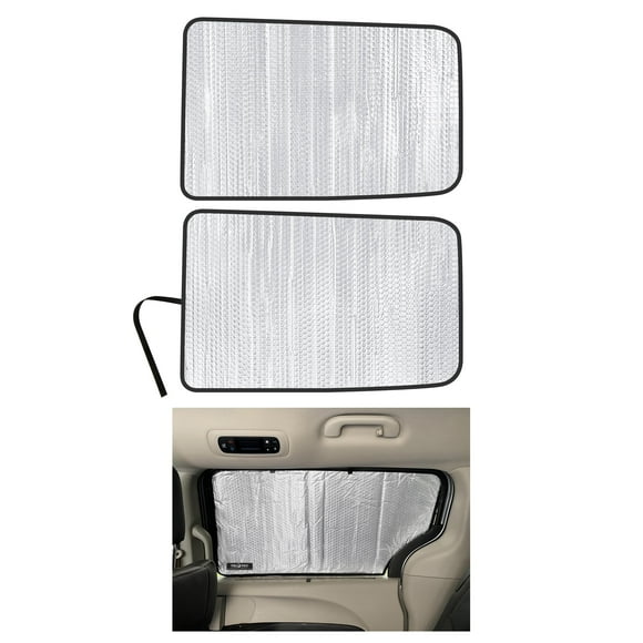 Side Window Rear Seat 2nd Row Sunshade for 2017 2018 2019 2020 2021 2022 2023 2024 2025 Chrysler Pacifica Minivan, Hybrid, LX, Touring, Touring L, Touring L Plus, Limited (Set of 2)