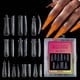thumbnail image 1 of Uñas postizas a presión, regalos para mujeres, 120 piezas, diseño de serpiente, cobertura total, uñas postizas de gel para extensiones de uñas, uñas de gel para construcción., 1 of 5