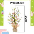 thumbnail image 2 of Decoraciones de Pascua, decoración de mesa de árbol de huevos de Pascua, para decoración de fiesta en casa, boda, vacaciones, primavera y verano, regalos, 2 of 5
