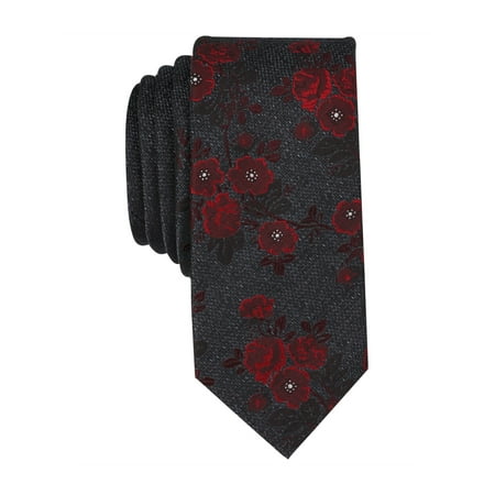 - bar III Mens Modo Floral Self-tied Bow Tie red One Size