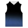 thumbnail image 2 of Boys And Girls Gradient Hooded Vest Sweatshirt For Kids | Lightweight Front Pocket Sleeveless Hoodie Top, 2 of 4
