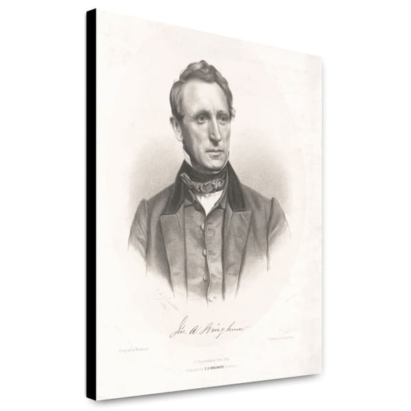Canvas Print: Jno. A. Bingham, 1860