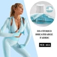 thumbnail image 4 of Chándal sin costuras para mujer, conjunto de Yoga, ropa deportiva de entrenamiento, ropa de gimnasio, Leggings de cintura alta de manga larga, trajes deportivos, 4 of 4