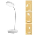 thumbnail image 2 of XZNGL Small Table Lamps for Small Spaces Led Desk Lamp, Table Lamp, Desk Lamps for Home Office, 3 Brightness Level with Usb Charging Port, Desk Light with Adjstable Gooseneck for Readin, 2 of 9