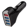 thumbnail image 1 of QC3.0 4-Port USB Quick Charger 4 USB Smart Fast Charging Car Charger Adapter, 1 of 11