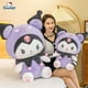 thumbnail image 3 of Almohada de peluche del diablo Sanrio dark Kuromi para niños, cojín de sofá suave de dibujos animados Kawaii, regalo de cumpleaños, 3 of 4