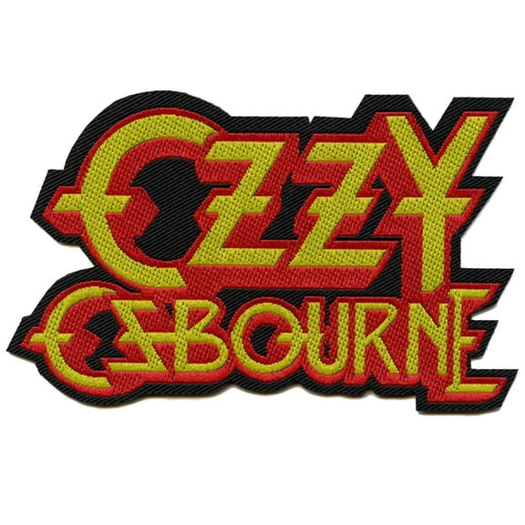 Ozzy Osbourne Patch Logo Cut Out new Official Woven Sew on