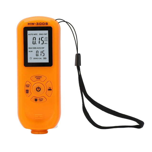 Paint Thickness Gauge, Wide Application Coating Tester Easy Operation For Equipment Orange