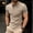 Khaki, variant on WIZUTIZ Henley Short Sleeve Shirt for Men Lightweight Casual 3 Button Tees Tops Cotton Classic Work Blend T-Shirts with Pocket