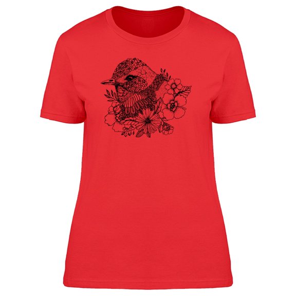 Bird With Ethnic Ornates Tee Women's -Image by Shutterstock