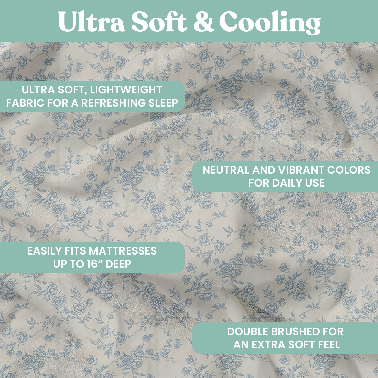 6-Piece Microfiber Bed Sheets ? Ultra-Soft, Wrinkle-Free, Deep Pocket Fit