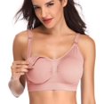 thumbnail image 3 of HSHDLDF Womens Sleeping Nursing Bra Wirefree Breastfeeding Maternity Bralette, 3 of 5
