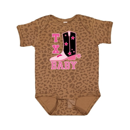 

Inktastic Pink Texas Cowboy Baby Gift Baby Girl Bodysuit